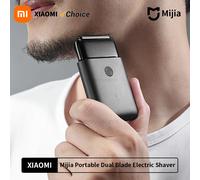 Xiaomi Mijia rasoir électrique alternatif double lame de coupe étanche Mini Portable Rechargeable porte-couteau magnétique rasoir Electric Shaver