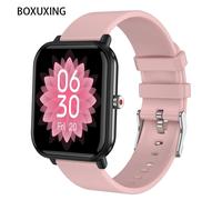 Xiaomi-Montre Intelligente De Sport Pour Hommes Et Femmes,Surveillance De L'oxygène Sanguin,Montre De Fitness,Moniteur De Température Linge,2024 - Type Pink Silicone-Health Smart Watch