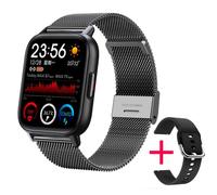 Xiaomi-Montre Intelligente Entièrement Tactile Pour Homme Et Femme,Moniteur D'oxygène Précis,Horloge,Température Linge,1.69 Pouces,Pk P8,2023 - Type Black Steel Strip #A