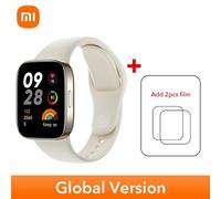 Xiaomi-Montre Intelligente Redmi Watch 3,Version Globale,Prend En Charge Bluetooth,®Grand Écran Amoled,5 Iko,1.75 Pouces,Appel Téléphonique - Type White Add Film