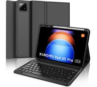 Xiaomi Pad 6s Pro 12.4 Keyboard, Xiaomi Pad 6s Pro 12.4 Keyboard Cover, French AZERTY Keyboard, Detachable Bluetooth Keyboard Case for Xiaomi Pad 6s Pro 12.4 Inch 2024, Nori