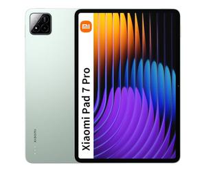 XIAOMI Pad 7 Pro Tablet, WiFi, 12+512GB 3.2K 144Hz Crystal Clear Display Snapdragon® 8s Gen 3 Mobile Platform Massive 8850mAh (Typ), Charger Included, WiFi Version (Green)
