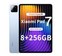 XIAOMI Pad 7 Tablette 11,2", 8 + 256 Go, écran 3,2 K 144 Hz, Snapdragon 7+ Gen 3, batterie 8850 mAh, HyperAI, haut-parleurs quadruples, expérience de bureau sans couture, bleu