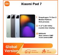 Xiaomi Pad 7, version internationale, écran 11,2 pouces, 144 Hz, résolution 3,2K, processeur octa-cœur Snapdragon 7+ Gen 3, batterie 8850 mAh. Blue