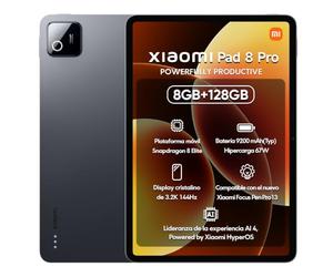 XIAOMI Pad 8 Pro Tablet PC,8-Core Snapdragon® 8 Elite,WiFi Version,3200 x 2136,9200mAh,67W HyperCharge,50MP Rear Camera,11.2" 3.2K 144Hz Display,8+128GB,Black,with Charger
