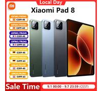 Xiaomi Pad 8 Snapdragon 8s Gen 4 11,2" 3,2K Écran 144Hz Batterie 9200mAh (typ) 45W Caméra principale 13M Tablette Xiaomi Corps ultra-fin 5,75 mm Blue