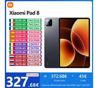 Xiaomi Pad 8,Wi-Fi,Snapdragon® 8s Gen 4,11.2 pouces,144 Hz,Caméra 13 MP,9200 mAh Blue