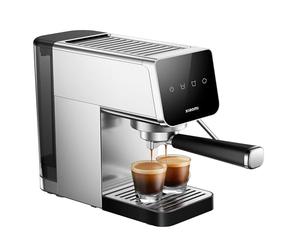 Xiaomi Petite machine à café expresso semi-automatique de 20 bars de 35,6 cm de large pour expresso et cappuccino avec mousseur à lait, réservoir d'eau amovible de 0,9 l pour
