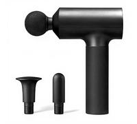 XIAOMI Pistolet de massage intelligent avec 3 vitesses, 3 têtes interchangeables, port de charge Type-C - Noir