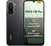 XIAOMI POCO C81 Pro Smartphone 4+256 Go Batterie 6000mAh - Noir