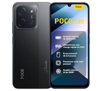 XIAOMI POCO C85, Smartphone 6+128 Go, écran 6,9 Pouces 120 Hz, Design 7,99 mm, MediaTek Helio G81-Ultra Octa-Core, Double caméra 50 MP avec IA, 6000 mAh, Noir, Chargeur Non Inclus