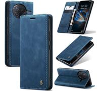 Xiaomi Poco F7 Ultra 5g Case, Premium Leather Flip Case Cover With Card Slot And Stand Function For Xiaomi Poco F7 Ultra 5g - Blue