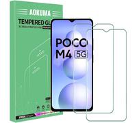 Xiaomi Poco M4 5g Verre Trempé, Lot De 2 Verre Trempé Xiaomi Poco M4 5g 0.26mm Extrêmement Résistant Aux Rayures Haute Définition Facile À Installer Protections D'écran
