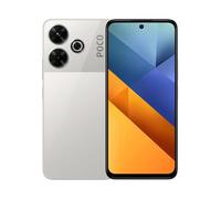 Xiaomi Poco M6 (Smartphone), 6 Go+128 Go, MediaTek Helio G91-Ultra, écran 6,79 Pouces, Chambre Principale de 108 MP, Batterie 5 030 mAh, Charge Rapide de 33 W, Argent