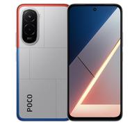 XIAOMI Poco M7 4G 6+128Go,Argent,Batterie 7 000 mAh 33w, 6,9" Écran Double caméra IA 50 MP Nette,144hz NFC,IP64（Chargeur Inclus）