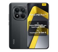 Xiaomi POCO M8 Pro, Smartphone 12+512 Go, Écran AMOLED CrystalRes 1,5K de 6,83", Snapdragon® 7s Gen 4, 50 Mpx Light Fusion 800 avec stabilisateur, Noir, Garantie 2 Ans, Chargeur Non Inclus