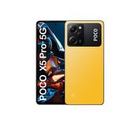 Xiaomi Poco X5 Pro 5G + 4G Volte Global débloqué 256 Go + 8 Go GSM 6,7" 108 MP Triple caméra (Uniquement Tmobile Mint Tello USA Market) + (Chargeur de Voiture Rapide 51 W) (Jaune)