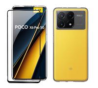 Xiaomi Poco X6 Pro 5G coque tpu et vitre full noir