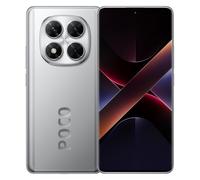 Xiaomi Poco X7 Smartphone 8+256 Go, Charge Turbo 45 W, écran incurvé CrystalRes 1.5K 120 Hz AMOLED, caméra Principale 50 MP avec OIS Anti-poussière, IP68, Grande Batterie 5110 mAh - Argent