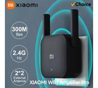 Xiaomi Pro 300Mbps WiFi Extender Booster 2.4G répéteur sans fil, amplificateur de Signal réseau à double antenne pour la couverture du routeur domestique Add UK Adapter