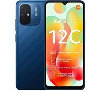 XIAOMI Redmi 12C 128Go 4Go 4G Bleu Smartphone MediaTek Helio G85 Dot Drop 6.71"" 5000 mAh Charge rapide 10W Caméra 50MP