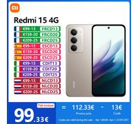 Xiaomi Redmi 15 17,5 cm (6.9") Double SIM hybride 4G 8 Go 256 Go 7000 mAh Noir