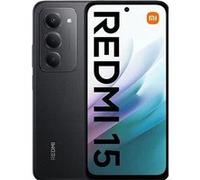 Xiaomi Redmi 15 - 4G smartphone - double SIM - RAM 6 Go / Mémoire interne 128 Go - microSD slot - 6.9" - 2340 x 1080 pixels (144 Hz) - 2x caméras arrière 50 MP - front camera 8 MP - noir minuit Noir m