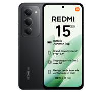 Smartphone - XIAOMI - Redmi 15 5G - 8 Go RAM - 256 Go - Écran FHD+ 6,9 pouces