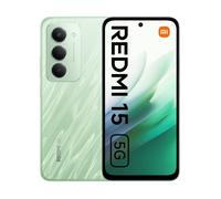 Xiaomi Téléphone mobile Redmi 15 5G 8 Go RAM 256 Go Double SIM Vert (Ripple Green)