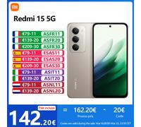 Xiaomi Redmi 15 5G,NFC,Snapdragon® 6s Gen 3,DotDisplay 6.9" FHD+,144 Hz,50 MP Caméra,Batterie 7000 mAh,IP64 Titan Gray