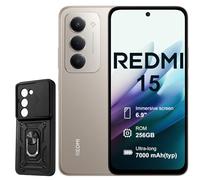 XIAOMI Redmi 15 Smartphone (Gris), 8GB/256GB SIM 4G, 6.9" Confortable pour Les Yeux,Pouces Batterie 7000 mAh, Charge Rapide 33 W et Charge inversée 18 W,Coque Inclus