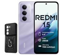 XIAOMI Redmi 15 Smartphone (Violet), 8GB/256GB SIM 4G, 6.9" Confortable pour Les Yeux,Pouces Batterie 7000 mAh, Charge Rapide 33 W et Charge inversée 18 W,Coque Inclus