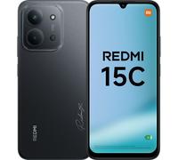 Xiaomi Redmi 15C - Smartphone da 4 + 128GB, Nero Medianoch, Schermo da 6.9" 120Hz, MediaTek Helio G81-Ultr, Fotocamera da 50MP, 6000mAh, Ne Comprend Pas la Batterie chargée