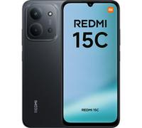 Xiaomi Redmi 15C - Smartphone da 4 + 128GB, Nero Medianoch, Schermo da 6.9" 120Hz, MediaTek Helio G81-Ultr, Fotocamera da 50MP, 6000mAh, Ne Comprend Pas la Batterie chargée