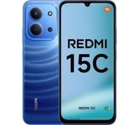 Xiaomi Redmi 15C - Smartphone da 4 + 128GB, Luz de LUN Azzurra, Schermo da 6.9" 120Hz, MediaTek Helio G81-Ultr, Fotocamera da 50MP, 6000mAh, Ne Comprend Pas la Batterie chargée