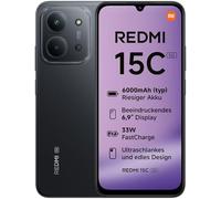 Xiaomi Redmi 15C 17,5 cm (6.9") 5G USB Type-C 4 Go 128 Go 6000 mAh Noir