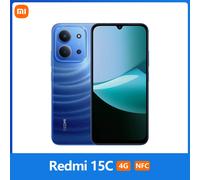 Xiaomi Redmi 15C, écran 6,9", 120 Hz, MediaTek Helio G81-Ultra, batterie 6000mAh, appareil photo 50MP, IP64 Midnight Black