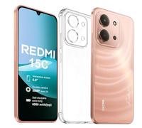 XIAOMI Redmi 15C Smartphone(Coque Inclus), 4Go RAM 128 Go ROM, Triple caméra arrière de 50MP avec IA, Écran 6,9 Pouces Batterie 6000 mAh, Affichage de Soins oculaires 120 Hz (Orange)