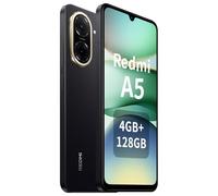 Xiaomi Redmi A5 Smartphone, 128 Go de ROM, 4 Go de RAM, batterie de 5200 mAh, écran de 6,88 pouces à 120 Hz, appareil photo double 32 MP, processeur Octa-Core noir