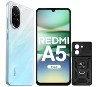 XIAOMI Redmi A5 - Smartphone 6.88" FHD+ 120Hz, 64 Go + 3 Go RAM, Appareil Photo IA 32MP, Batterie 5200 mAh, Double SIM - Bleu (avec Coque de Protection Noir Incluse)
