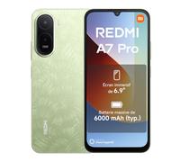 XIAOMI REDMI A7 Pro, Smartphone 4+64Go, Écran immersif de 6,9", Batterie 6000mAh, Processeur Octa-Core, Double Appareil Photo IA 13Mpx, Vert, 1 an de Garantie supplémentaire, Chargeur Non Inclus