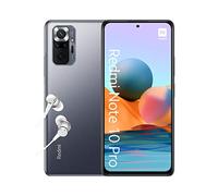 Xiaomi Redmi Note 10 Pro M2101K6G Smartphone 6,67” 120Hz AMOLED DotDisplay, Snapdragon 732G, 108MP Quad Caméra, 5020mAh, Gris (Version Française + 2 Ans de Garantie), 6+128GB