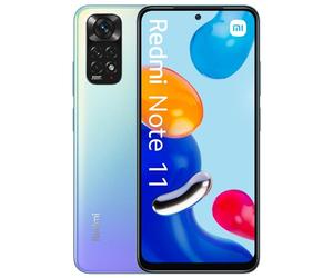 Xiaomi REDMI Note 11 4/64Go Azur Céléste, Ecran de 6.43'', Smartphone Débloqué, Batterie mAh 5000, Mémoire ROM 64 GO,RAM 6 GO, Android 11, Processeur Snapdragon® 680- Gravure en 6nm