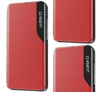Xiaomi Redmi Note 11 Pro+ 5G/11 Pro 5G/Mi11i HyperCharge/Poco X4 NFC 5G : Etui en éco-cuir élégant avec fonction support en rouge