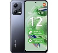 XIAOMI REDMI NOTE 12 5G 4 128GO GRIS, Ecran 6.7'', Smartphone Débloqué, Batterie mAh 5000, Mémoire ROM 128 GO,RAM 4 GO, Android 12, Processeur Snapdragon 4 Gen 1 gravure en 6nm Octocore jusqu’à 2,0GHz