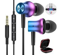 XiaoMi Redmi Note 13 12 Pro 11S 11 Pro 10 5G Écouteurs intra-auriculaires magnétiques HiFi avec câble, prise jack 3,5 mm avec microphone, pour Samsung A14 A13 A23 A12 Galaxy A52S A32 A22