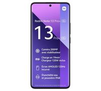 Xiaomi Redmi Note 13 Pro + 5G (Double Sim - 6.67", 512 Go, 12 Go RAM) Noir