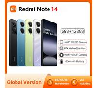 Xiaomi Redmi Note 14 16,9 cm (6.67") Double SIM hybride 4G USB Type-C 6 Go 128 Go 5500 mAh Vert