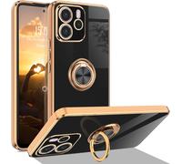Xiaomi Redmi Note 14 5g Ring Case Cover With Rotating Ring Holder Silicone Tpu Electroplated Ultra Light Case 360° Ring Stand Magnetic Car Holder Shockproof Protection Cover