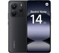 Xiaomi Redmi Note 14 | Midnight Black | 6.67 " | AMOLED | 1080 x 2400 pixels | Mediatek | RAM interne 6 GB | 128 GB | Dual SIM | 5G | Résolution de l'appareil photo principal 50+8+2 MP | Résolution de